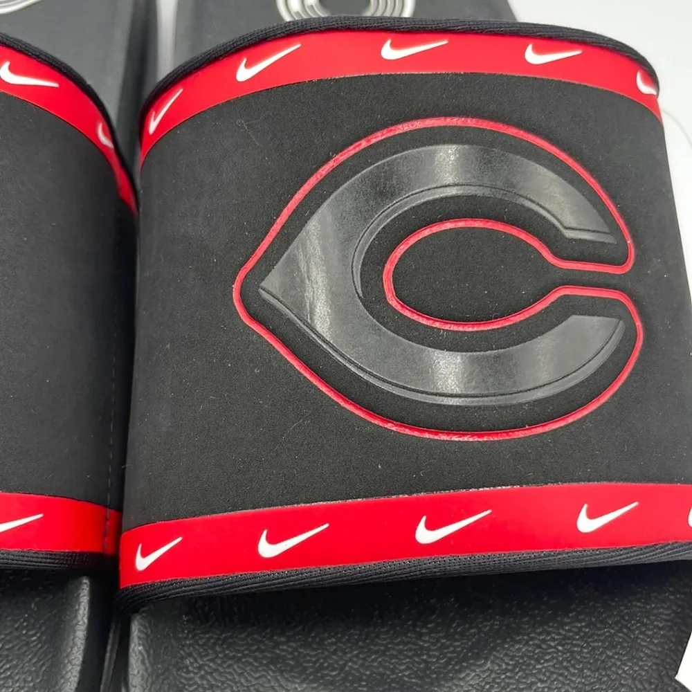NEW MLB Cincinnati Reds Nike Team Off-Court Slide Sandals Womens 9 / Mens 8